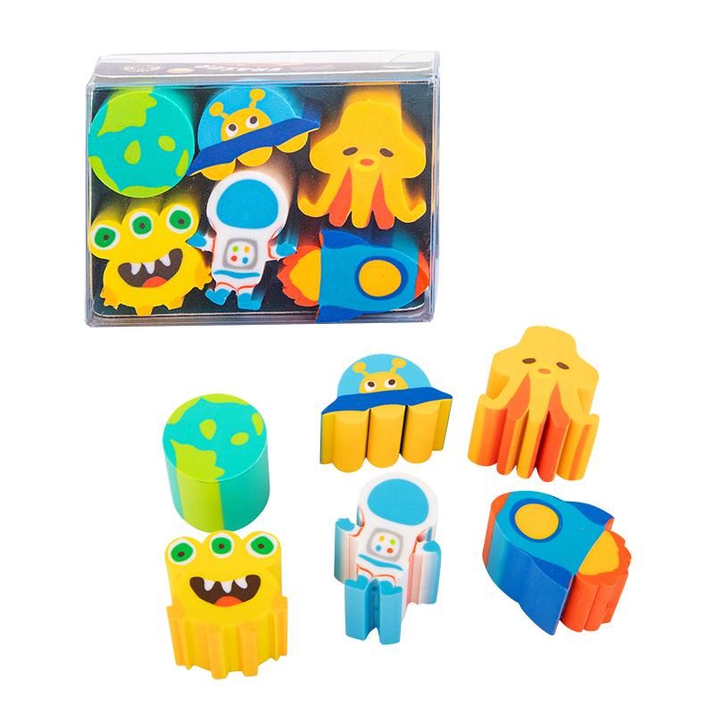 Suddgummi - Dinosaurier, Rymden, Glass, Regnbåge - Väderstads Leksaker