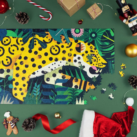 1000 - bitars pussel - Leopard - Väderstads Leksaker