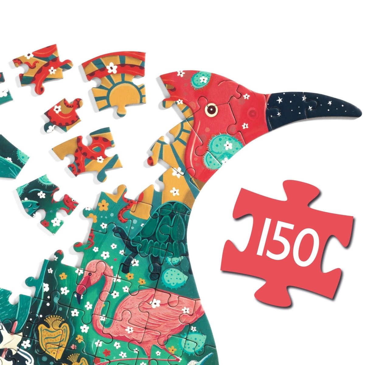 150-bitars konstpussel - Pingvin - Väderstads Leksaker