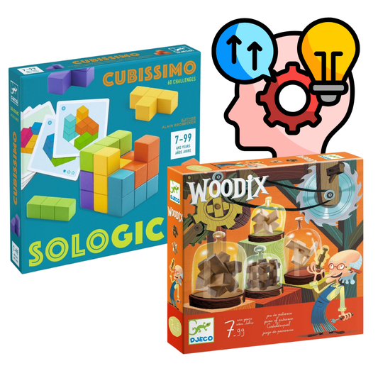 Klurigt Paket för 7 - åringar - Pussel & Logikspel - Väderstads Leksaker