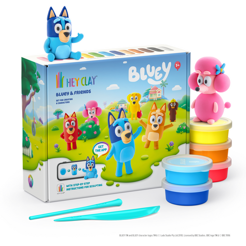 Lufttorkande lera - Bluey - Väderstads Leksaker