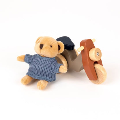 Nalle på scooter – Minifriends - Väderstads Leksaker
