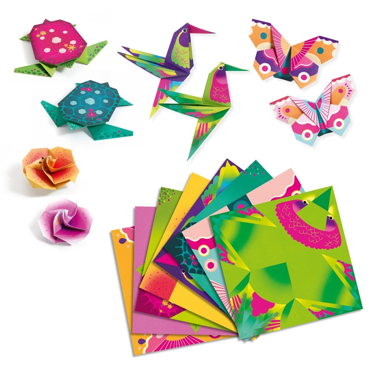 Origamiset - Tropiker - Väderstads Leksaker