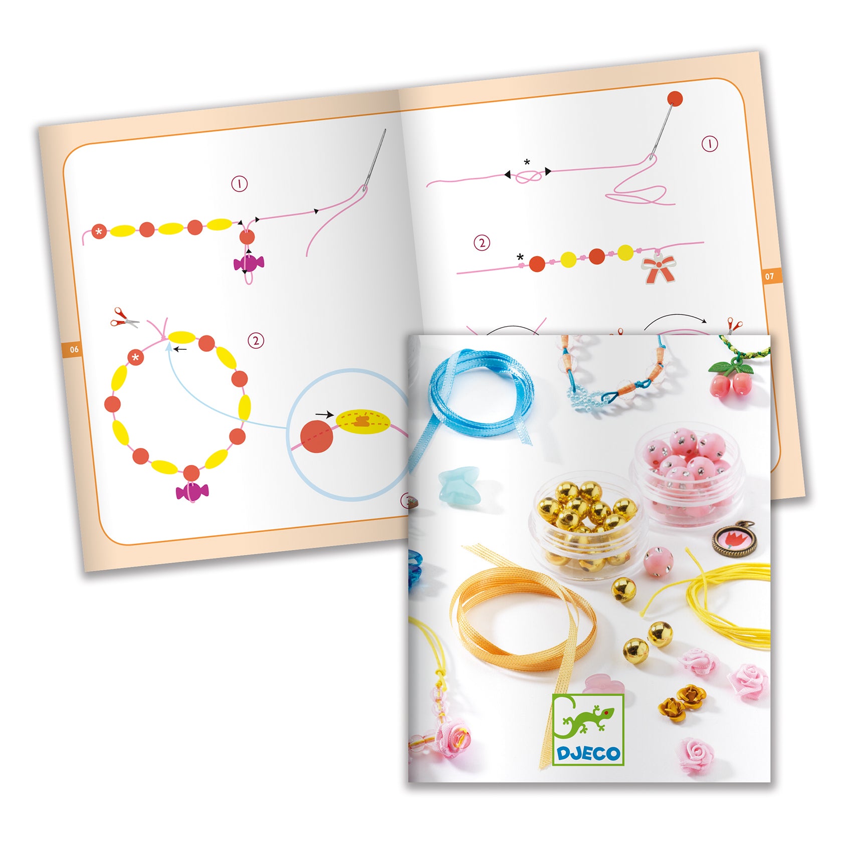 Skapande paket - Pärlor och blommor av Trä - Väderstads Leksaker