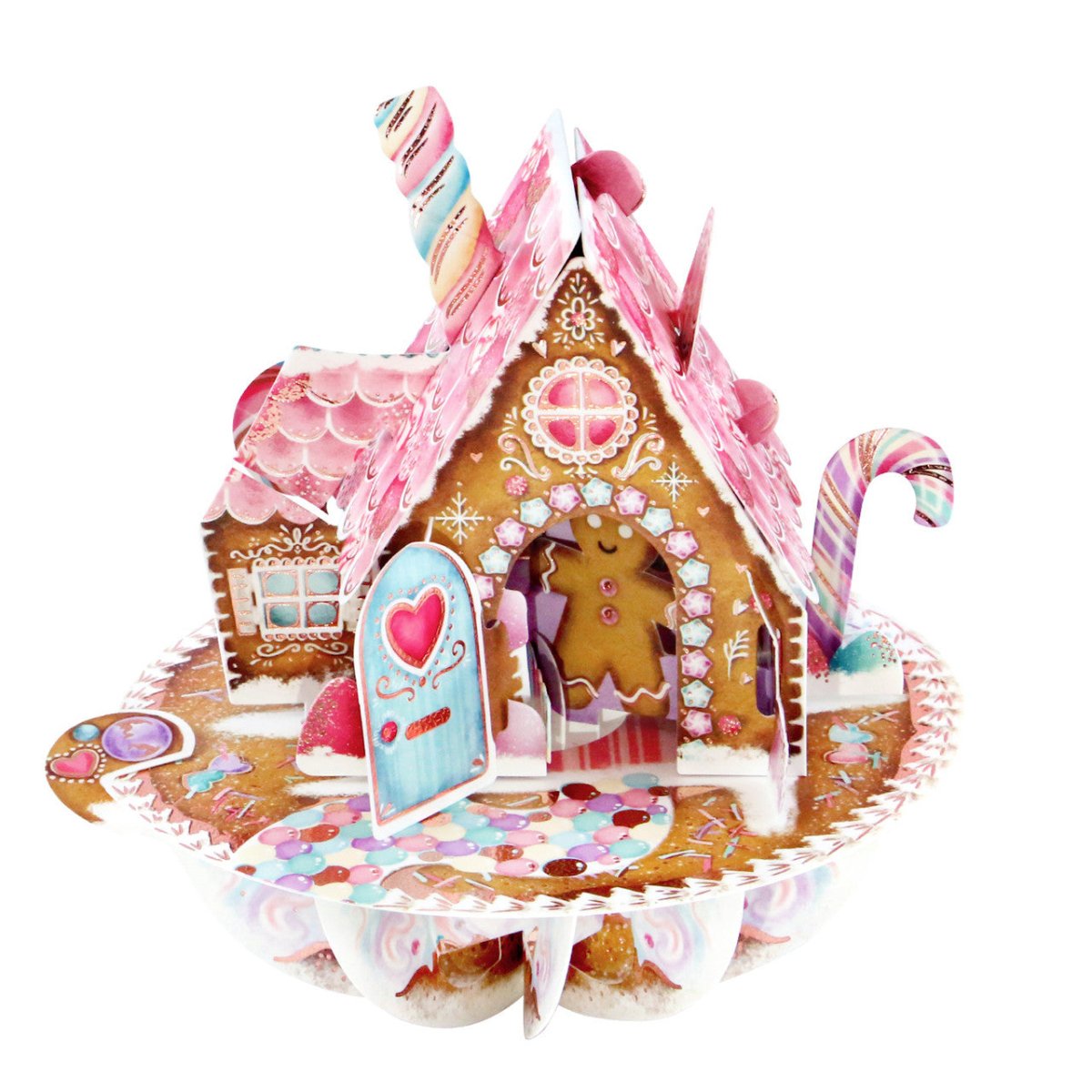 Pop-up 3D-kort med jultema – Pirouette, 14,5 × 20 cm - Väderstads Leksaker