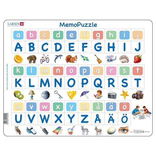 Pussel som lär - Alfabetet - Väderstads Leksaker