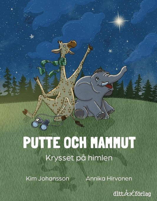 Putte och Mammut – Krysset på himlen, bilderbok från 3 år - Väderstads Leksaker