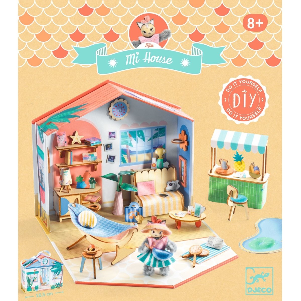 Pysselset Mi House – Mia och strandhuset, från 8 år - Väderstads Leksaker