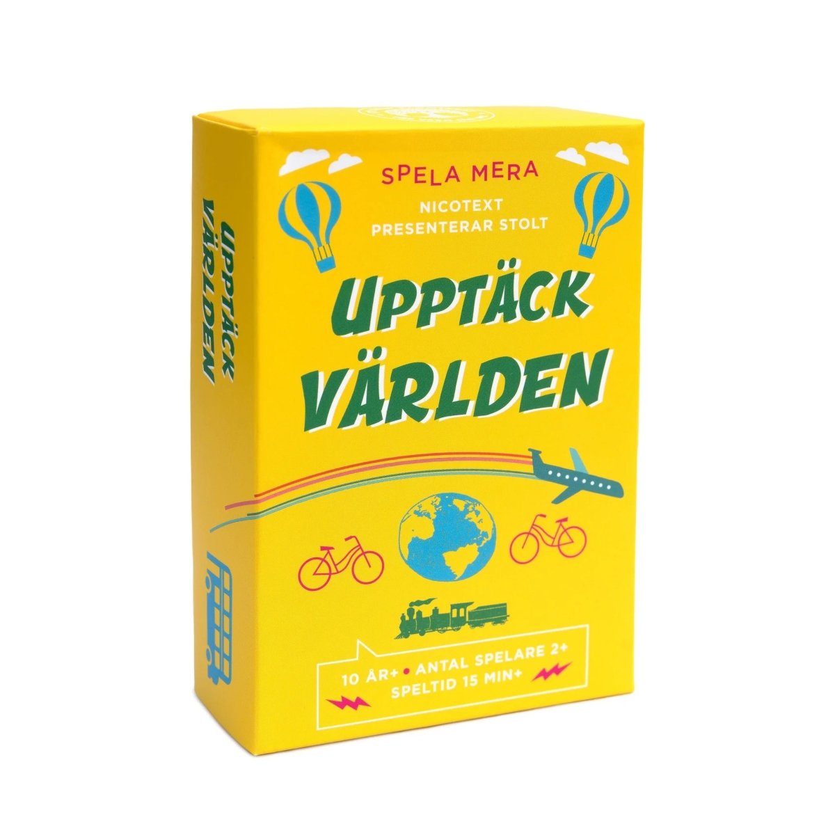 Upptäck världen – frågespel med 95 spelkort - Väderstads Leksaker